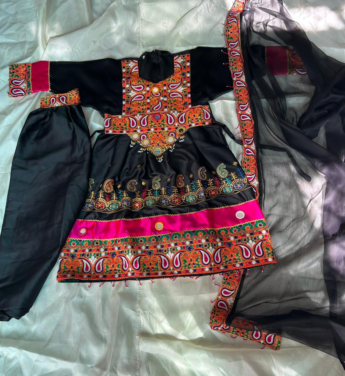 Traditional Afghani Frock for Summer collection